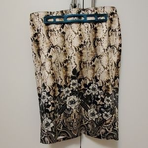 Snakeskin skirt